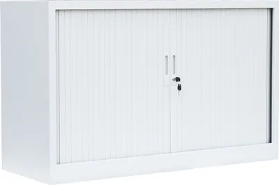 Produktbild von Querrollladenschrank Sideboard 120cm breit Aktenschrank Rolladenschrank 555127