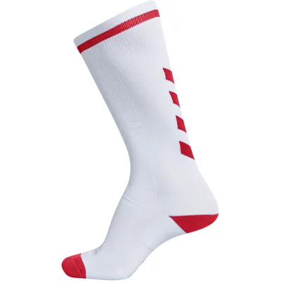 Produktbild von Hummel Elite Indoor Sock High, White/True Red, 39-42