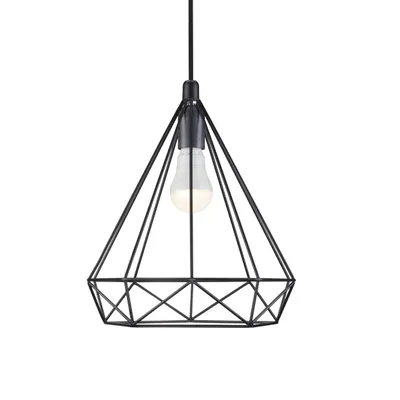 Productafbeelding van Nordlux Pendelleuchte Aire Schwarz max. 60W E27 ohne Leuchtmittel kürzbar