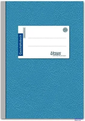 Produktbild von Geschäftsbuch A6 70g/qm Hartpappe 96 Blatt kariert
