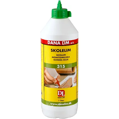 Produktbild von Creativ Company Schulkleber - weiße Bastelkleber 1 Liter für Papier