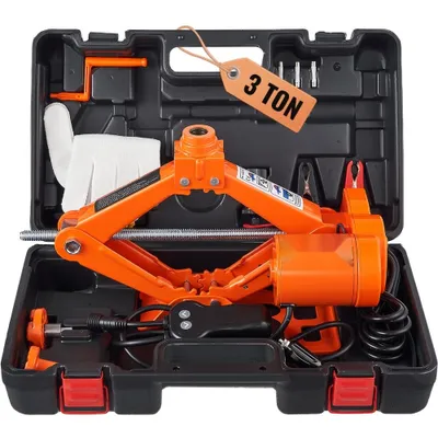 Zdjęcie produktu dla Podnośnik nożycowy 3t samochodowy 420mm korba ręczna - Podnośnik samochodowy - Podnośnik nożycowy 3 tony - Wysokość robocza 42cm