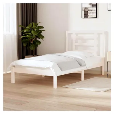 Produktbild von Bettgestell 90x200 cm aus Kiefernholz in Weiß