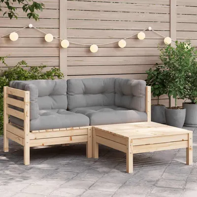 Zdjęcie produktu dla VidaXL 806675, Drewno, Tkanina, Poliester, Dorośli i dzieci, 5 cm, 60 cm, 60 cm