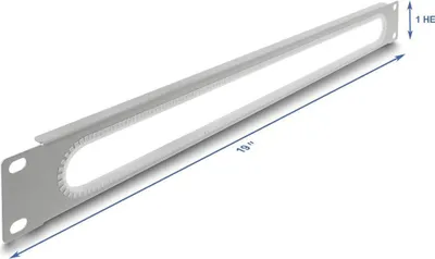 Obrázok produktu pre DeLOCK 67276, Zaslepovací panel, Oceľ, Šedá, 1 kusov
