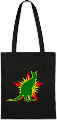 Produktbild von Urban Backwoods Socialist Kangaroo, Stofftasche, Farbe: Schwarz