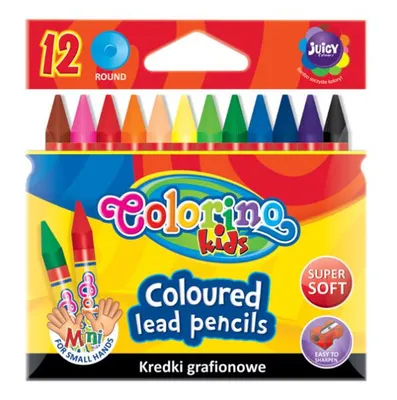 Image de Kredki grafionowe 12 kolorów Colorino