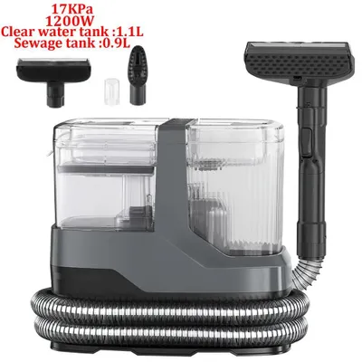 Produktbild von Teppich- und Fleckenreiniger - Waschsauger/Extraktor - 1200 W - 17 kPa Saugkraft - 1,6 l Frischwassertank - 220 V EU-Stecker