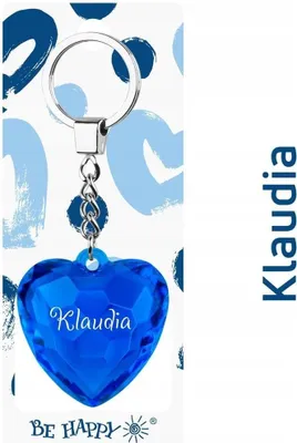 Zdjęcie produktu dla Brelok Serce Klaudia - Be-Happy Gifts