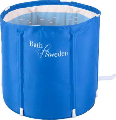 Produktbild von Schwänlein Mobile Faltbare Badewanne 70x65cm Blau mit Kissen