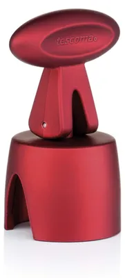 Sektverschluss aus Kunststoff, rot, 8,5 cm – luftdicht