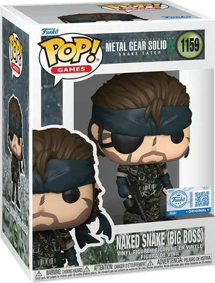 Immagine prodotto di FUNKO POP! Figurine in vinile Metal Gear Solid Snake Eater Naked Snake Big Boss 1159 Special