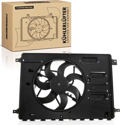 Immagine prodotto di Frankberg 1x ventola di raffreddamento motore singola con telaio ventola radiatore Ford Galaxy WA6 Kuga I Mondeo IV S-Max