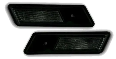 Für BMW E32 E34 E36 2x Seitenblinker Blinker Set Schwarz + Schwarzes Gehäuse in der Farbe Schwarz von AD TUNING GmbH & Co. KG