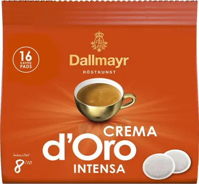 Produktbild von Dallmayr Crema d'Oro Intensa | 16 Kaffeepads