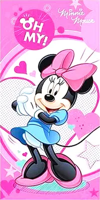 Produktbild von Minnie Mouse Badetuch Strandtuch XXL Badehandtuch Strandlaken 70 x 140 cm