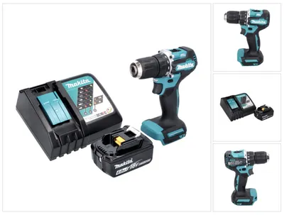 Produktbild von Makita DDF 487 RG1 Akku Bohrschrauber 18 V 40 Nm Brushless + 1x Akku 6,0 Ah + Ladegerät