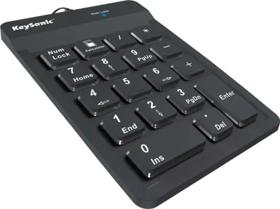 Immagine prodotto di RaidSonic KeySonic ACK-118BK - Portachiavi - USB - argento - Schwarz