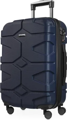 Produktbild von HAUPTSTADTKOFFER - X-Kölln - Handgepäck-Koffer Trolley mit Dehnfalte 4 Rollen robuste Hartschale Reisekoffer erweiterbar, TSA-Schloss 50 L,Dunkelblau