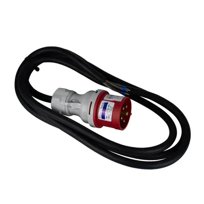 Produktbild von CEE Maschinen Anschlusskabel Stecker mit Phasenwender 32A 5m Stecker 32A 5x4mm² 3254005