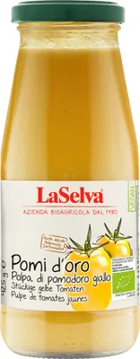 Produktbild von Pomi d'oro Polpa di Pomodoro giallo - stückige gelbe Tomaten 425g