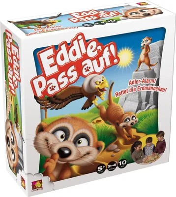 Produktbild von Asmodee 002503 - Eddie, pass auf, Geschicklichkeitsspiel