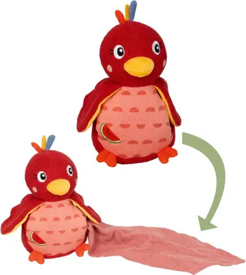Produktbild von Little Wonder Kuscheltier mit Schnuffeltuch - Paradiesvogel