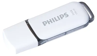 Obrázok produktu pre Philips FM32FD75B, 32 GB, USB Typ-A, 3.2 Gen 1 (3.1 Gen 1), Čiapky, 8 g, Biela