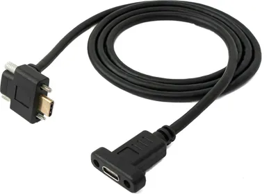 Obrázok produktu pre SYSTEM-S USB 3.1 Gen 2 100W kábel 100 cm zástrčka typu C do zásuvky