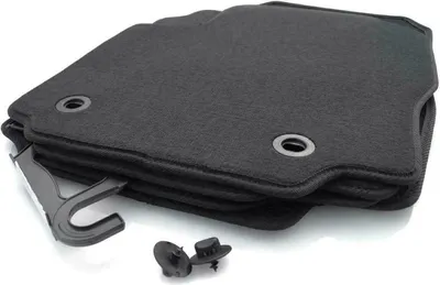 Produktbild von Fußmatten Ford Mondeo 2007-2012 Original Qualität Velours Autoteppich 4-teilig schwarz