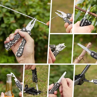 Produktbild von 25 in 1 Multifunktions-Tangengarnitur - Multitools - Für Outdoor- und Camping-Aktivitäten