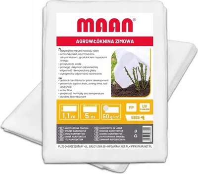 Obrázok produktu pre Agrotextil 50 Winter White 1,1 x 5 m Maan