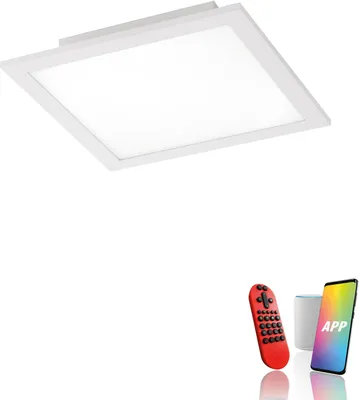 Zdjęcie produktu dla Panel LED RGB, 2100 lumenów, zdalne sterowanie, aplikacja, CCT, L 30 cm