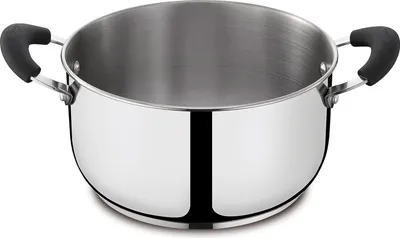 Productafbeelding van Famanu Stielpan 18 cm - Roestvrij staal, diep, met 2 handgrepen