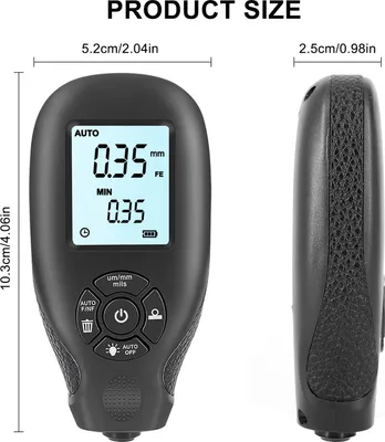 Produktbild von Lackdicke Tester Autobeschichtung Filmanzeige 0 2000um Digitales Messgerät mit LCD -Display -Automobilfilmen