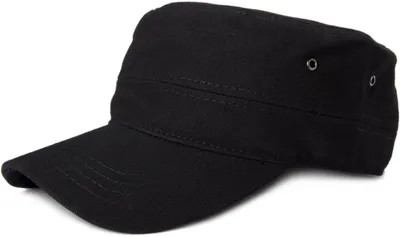 Produktbild von styleBREAKER Uni Military Cap aus Baumwoll-Canvas | Army Cap mit gebogenem Schirm | verstellbare Schirmmütze für Damen und Herren