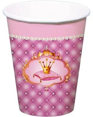 Image de Princesse Gobelet en carton 250 ml - 6 pièces