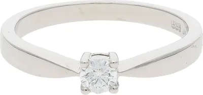 Produktbild von Ring Weißgold 585 Brillant JL10-07-1396 JuwelmaLux Größe 58