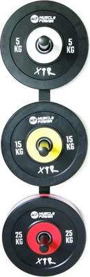 Produktbild von Muscle Power Hantelplattenhalter 3-fach Schwarz