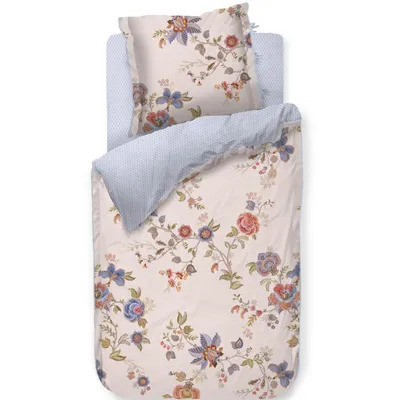 Produktbild von Löschen Pip Studio Cece Fiore Bettwäsche-Garnitur Farbe White Größe 135x200+80x80
