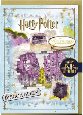 Image de Harry Potter - Ruelle de l'Angle - Carte de voeux, conception de Noël - Carton TA12961 (Taille unique) (Coloré)