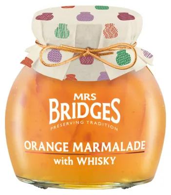 Zdjęcie produktu dla Mrs Bridges marmolada pomarańczowa owocowa z whisky 340g