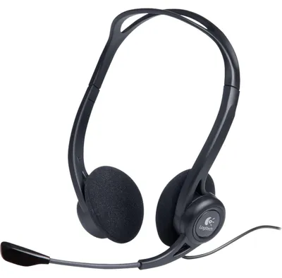 Produktbild von Logitech 960 USB, Kabelgebunden, 100 - 1000 Hz, Anrufe/Musik, 120 g, Kopfhörer, Schwarz