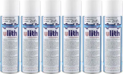 Produktbild von ARLI 6x Lecksuchspray 400ml – Leckfinder-Spray für Gas- und Druckluftleitungen,