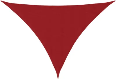 Obrázek produktu pro vidaXL Sun Sail Oxford Fabric Trojúhelníková 4x5x5 m Červená