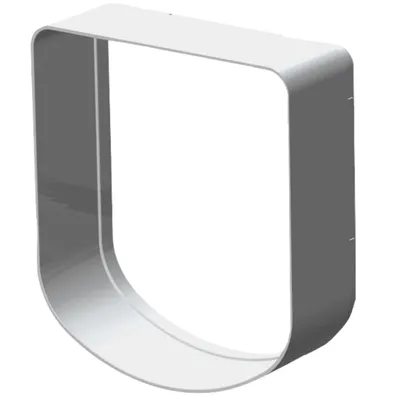 Obrázek produktu pro Ferplast Nástavec na dvířka pro psy a kočky, klapka pro kočky, nástavec Swing 3 a 5, 16,3 x 5 x v 18,4 cm - hloubka 5 cm, bílá
