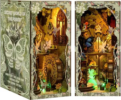 Obrázok produktu pre Miniatúrny domček Book Nook - Tajomstvá lesa
