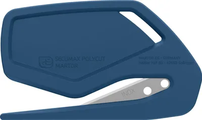 Produktbild von MARTOR Sicherheitsmesser, Verdeckte Klinge, SECUMAX POLYCUT, Metalldetektierbar (MDP), Profi Cuttermesser, Leicht, Kunststoff, Rechts- & Linkshänder, (100 Stück)