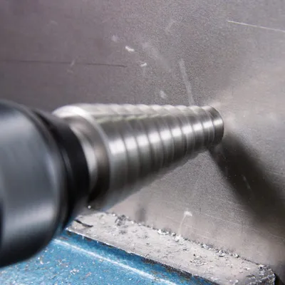 Produktbild von RUKO ULTIMATECUT Stufenbohrer mit FLOWSTEP® Spitze, HSS-Co 5, 3-Flächenschaft