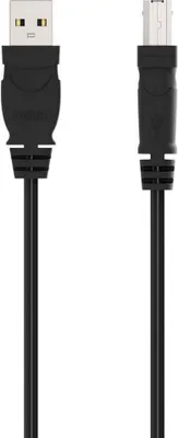 Produktbild von Belkin USB A/B 1.8m, 1,8 m, USB A, USB B, USB 2.0, Männlich/Männlich, Grau